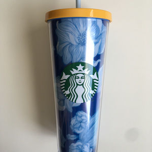 Starbucks Dining - Starbucks Summer 2019 Floral Blue Tumbler Starbucks Dining - Starbucks Summer 2019 Floral Blue Tumbler